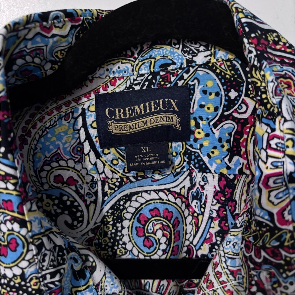 Daniel Cremieux Men's Multicolor Paisley Shirt